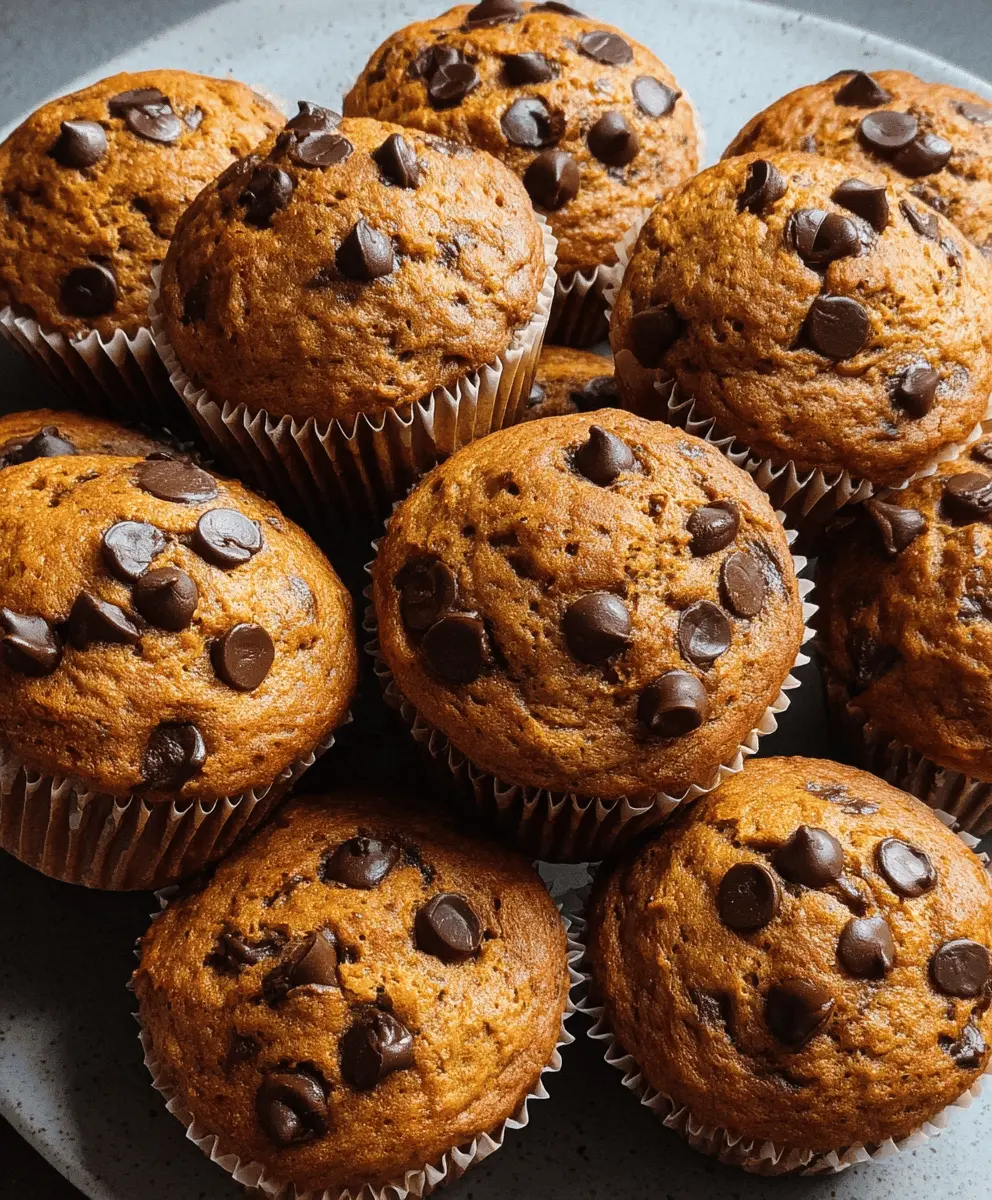 Easy Pumpkin Chocolate Chip Muffins: Moist & Delicious